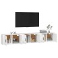 vidaXL TV-Wandschränke 3 Stk. Weiß 80x34,5x40 cm vidaXL TV-Wandschränke 3 Stk. Weiß 80x34,5x40 cm