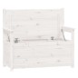 vidaXL Sitzbank Weiß 112,5x51,5x96,5 cm Massivholz Kiefer vidaXL Sitzbank Weiß 112,5x51,5x96,5 cm Massivholz Kiefer