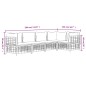 vidaXL 5-tlg. Garten-Lounge-Set mit Kissen Anthrazit Poly Rattan vidaXL 5-tlg. Garten-Lounge-Set mit Kissen Anthrazit Poly Rattan