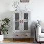 vidaXL Highboard Betongrau 69,5x31x115 cm Holzwerkstoff vidaXL Highboard Betongrau 69,5x31x115 cm Holzwerkstoff
