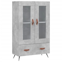vidaXL Highboard Betongrau 69,5x31x115 cm Holzwerkstoff
