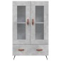 vidaXL Highboard Betongrau 69,5x31x115 cm Holzwerkstoff vidaXL Highboard Betongrau 69,5x31x115 cm Holzwerkstoff