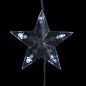 vidaXL LED Sternenvorhang Lichterkette 500 LED Kaltweiß 8 Funktionen vidaXL LED Sternenvorhang Lichterkette 500 LED Kaltweiß 8 Funktionen