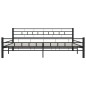 vidaXL Bettgestell Schwarz Stahl 180×200 cm vidaXL Bettgestell Schwarz Stahl 180×200 cm