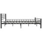 vidaXL Bettgestell Schwarz Stahl 180×200 cm vidaXL Bettgestell Schwarz Stahl 180×200 cm