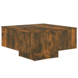 vidaXL Couchtisch Räuchereiche 60x60x31,5 cm Holzwerkstoff