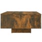 vidaXL Couchtisch Räuchereiche 60x60x31,5 cm Holzwerkstoff