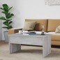 vidaXL Couchtisch Grau Sonoma 80x50,5x41,5 cm Holzwerkstoff vidaXL Couchtisch Grau Sonoma 80x50,5x41,5 cm Holzwerkstoff