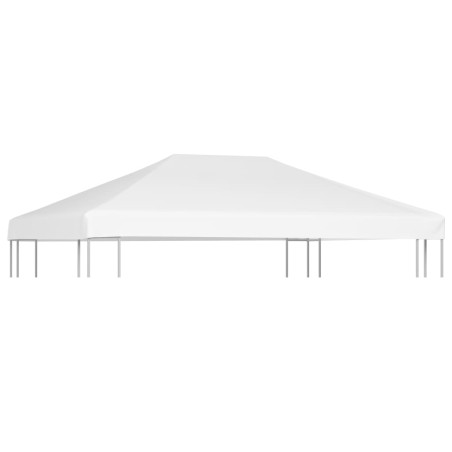 vidaXL Pavillondach 270 g/m² 4x3 m Weiß 