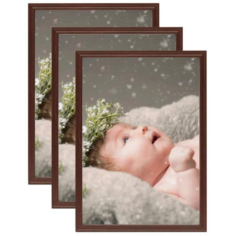 vidaXL Bilderrahmen Collage 3 Stk. für Tisch Dunkelrot 10x15 cm vidaXL Bilderrahmen Collage 3 Stk. für Tisch Dunkelrot 10x15 cm