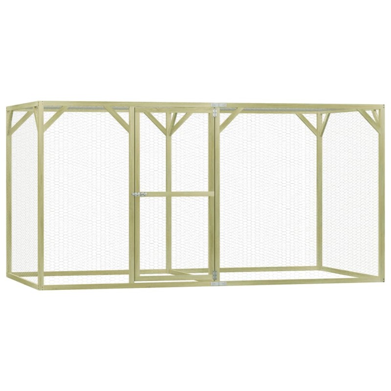 Hühnerkäfig 1,5x3x1,5 m Imprägniertes Kiefernholz Hühnerkäfig 1,5x3x1,5 m Imprägniertes Kiefernholz