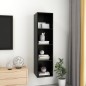 vidaXL TV-Wandschrank Schwarz 37x37x142,5 cm Holzwerkstoff vidaXL TV-Wandschrank Schwarz 37x37x142,5 cm Holzwerkstoff