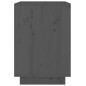 vidaXL Nachttisch Grau 40x35x50 cm Massivholz Kiefer vidaXL Nachttisch Grau 40x35x50 cm Massivholz Kiefer