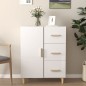 vidaXL Sideboard Hochglanz-Weiß 69,5x34x90 cm Holzwerkstoff vidaXL Sideboard Hochglanz-Weiß 69,5x34x90 cm Holzwerkstoff