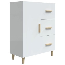 vidaXL Sideboard Hochglanz-Weiß 69,5x34x90 cm Holzwerkstoff