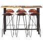 7-tlg. Bar-Set Altholz Massiv und Echtleder 7-tlg. Bar-Set Altholz Massiv und Echtleder