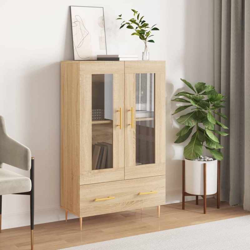 vidaXL Highboard Sonoma-Eiche 69,5x31x115 cm Holzwerkstoff vidaXL Highboard Sonoma-Eiche 69,5x31x115 cm Holzwerkstoff