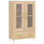 vidaXL Highboard Sonoma-Eiche 69,5x31x115 cm Holzwerkstoff vidaXL Highboard Sonoma-Eiche 69,5x31x115 cm Holzwerkstoff