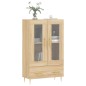 vidaXL Highboard Sonoma-Eiche 69,5x31x115 cm Holzwerkstoff vidaXL Highboard Sonoma-Eiche 69,5x31x115 cm Holzwerkstoff
