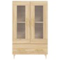 vidaXL Highboard Sonoma-Eiche 69,5x31x115 cm Holzwerkstoff vidaXL Highboard Sonoma-Eiche 69,5x31x115 cm Holzwerkstoff