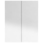 vidaXL Bad-Spiegelschrank 60x15x75 cm MDF Glänzendes Schwarz vidaXL Bad-Spiegelschrank 60x15x75 cm MDF Glänzendes Schwarz