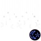 vidaXL Lichterketten Stern und Mond Fernbedienung 345 LED Blau vidaXL Lichterketten Stern und Mond Fernbedienung 345 LED Blau