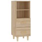vidaXL Sideboard Sonoma-Eiche 34,5x34x90 cm Holzwerkstoff vidaXL Sideboard Sonoma-Eiche 34,5x34x90 cm Holzwerkstoff