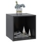 vidaXL TV-Schrank Grau 37x35x37 cm Holzwerkstoff vidaXL TV-Schrank Grau 37x35x37 cm Holzwerkstoff