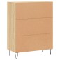 vidaXL Sideboard Sonoma-Eiche 69,5x34x90 cm Holzwerkstoff vidaXL Sideboard Sonoma-Eiche 69,5x34x90 cm Holzwerkstoff