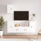 vidaXL 5-tlg. TV-Schrank-Set Weiß Holzwerkstoff vidaXL 5-tlg. TV-Schrank-Set Weiß Holzwerkstoff