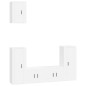 vidaXL 5-tlg. TV-Schrank-Set Weiß Holzwerkstoff vidaXL 5-tlg. TV-Schrank-Set Weiß Holzwerkstoff