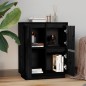 vidaXL Sideboard Schwarz 60x34x75 cm Massivholz Kiefer vidaXL Sideboard Schwarz 60x34x75 cm Massivholz Kiefer
