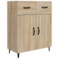 vidaXL Sideboard Sonoma-Eiche 69,5x34x90 cm Holzwerkstoff vidaXL Sideboard Sonoma-Eiche 69,5x34x90 cm Holzwerkstoff