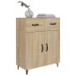 vidaXL Sideboard Sonoma-Eiche 69,5x34x90 cm Holzwerkstoff vidaXL Sideboard Sonoma-Eiche 69,5x34x90 cm Holzwerkstoff