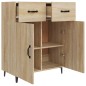 vidaXL Sideboard Sonoma-Eiche 69,5x34x90 cm Holzwerkstoff vidaXL Sideboard Sonoma-Eiche 69,5x34x90 cm Holzwerkstoff