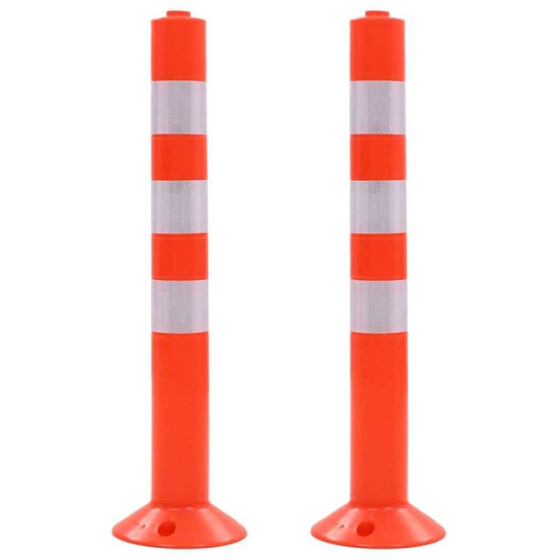 vidaXL Verkehrspoller 2 Stk. Kunststoff 75 cm vidaXL Verkehrspoller 2 Stk. Kunststoff 75 cm