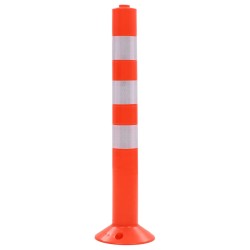 vidaXL Verkehrspoller 2 Stk. Kunststoff 75 cm