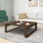 vidaXL Couchtisch Braun Eichen-Optik 100x100x35 cm Holzwerkstoff vidaXL Couchtisch Braun Eichen-Optik 100x100x35 cm Holzwerkstoff