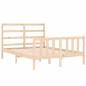 vidaXL Massivholzbett mit Kopfteil 120x200 cm vidaXL Massivholzbett mit Kopfteil 120x200 cm