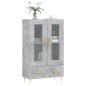 vidaXL Highboard Betongrau 69,5x31x115 cm Holzwerkstoff vidaXL Highboard Betongrau 69,5x31x115 cm Holzwerkstoff