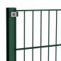 Zaunfeld mit Pfosten Eisen 10,2 x 1,2 m Grün Zaunfeld mit Pfosten Eisen 10,2 x 1,2 m Grün