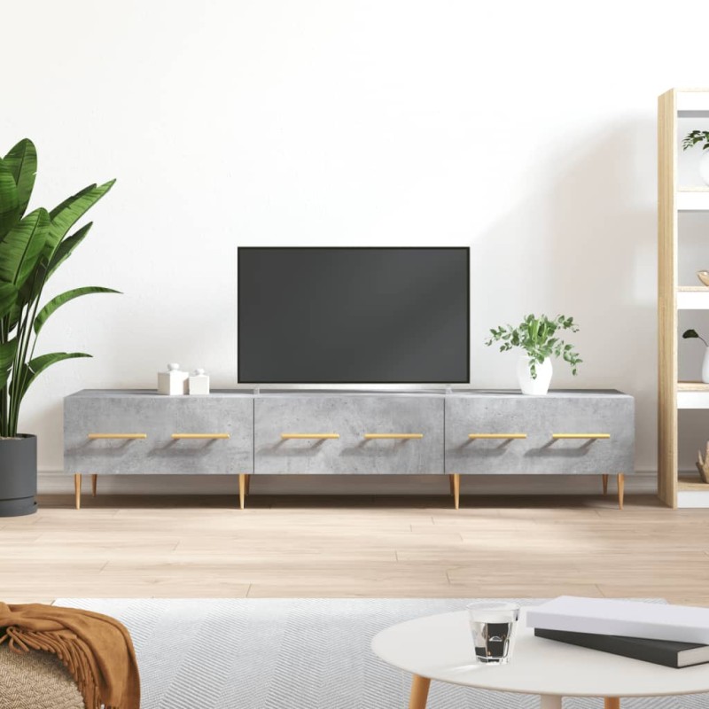 vidaXL TV-Schrank Betongrau 150x36x30 cm Holzwerkstoff vidaXL TV-Schrank Betongrau 150x36x30 cm Holzwerkstoff