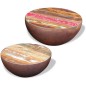 vidaXL 2-tlg. Couchtisch-Set Halbkugel Altholz vidaXL 2-tlg. Couchtisch-Set Halbkugel Altholz