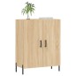 vidaXL Sideboard Sonoma-Eiche 69,5x34x90 cm Holzwerkstoff vidaXL Sideboard Sonoma-Eiche 69,5x34x90 cm Holzwerkstoff