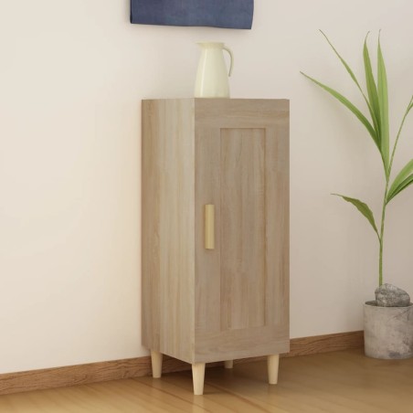 vidaXL Sideboard Sonoma-Eiche 34,5x34x90 cm Holzwerkstoff