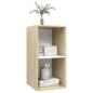 vidaXL TV-Wandschrank Sonoma-Eiche und Weiß 37x37x72 cm Holzwerkstoff vidaXL TV-Wandschrank Sonoma-Eiche und Weiß 37x37x72 cm Holzwerkstoff