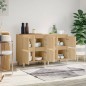 vidaXL Sideboards 2 Stk. Sonoma-Eiche 60x35x70 cm Holzwerkstoff vidaXL Sideboards 2 Stk. Sonoma-Eiche 60x35x70 cm Holzwerkstoff