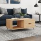 vidaXL Couchtisch Sonoma-Eiche 90x50x40 cm Holzwerkstoff vidaXL Couchtisch Sonoma-Eiche 90x50x40 cm Holzwerkstoff
