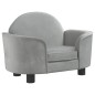 vidaXL Hundebett Hellgrau 66x40x45 cm Samt vidaXL Hundebett Hellgrau 66x40x45 cm Samt