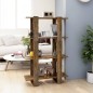 vidaXL Bücherregal/Raumteiler Räuchereiche 80x30x123,5 cm vidaXL Bücherregal/Raumteiler Räuchereiche 80x30x123,5 cm
